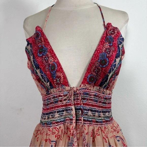 Raga Bohemian Halter Manisha Maxi Dress size Medium NWT - Picture 12 of 14